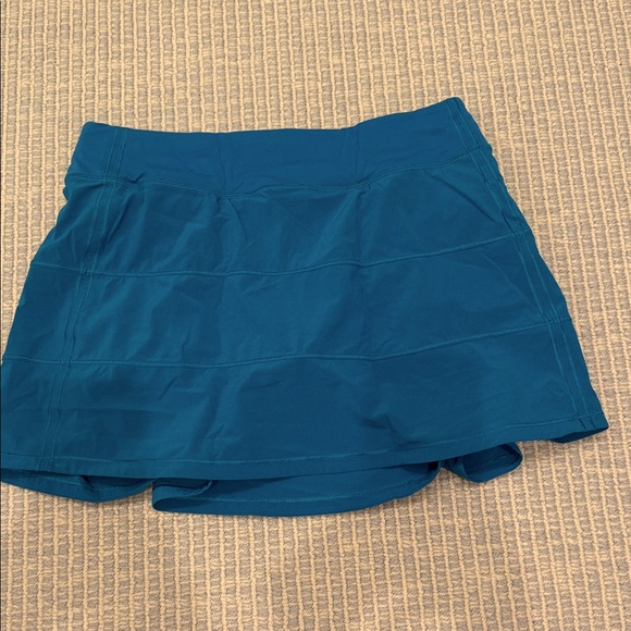 Lululemon Athletica Teal Tennis Skirt - Picture 1 of 4